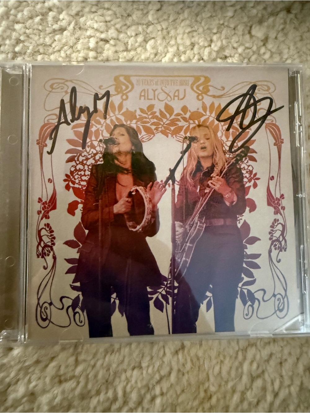 Signed 20 years of into the rush aly & aj